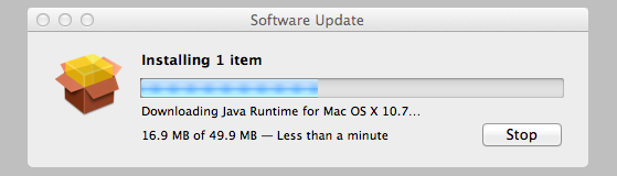 installing java runtime on mac